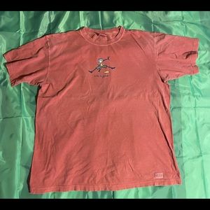 Red Life is good tee
